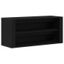 Banco zapatero roble negro 100x35x45 cm madera de ingeniería | Foro24.es | Tu tienda online para hogar, jardín y más Foro24.es