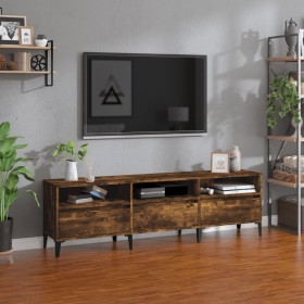 Mueble de TV madera contrachapada roble ahumado 150x30x44,5 cm de , Muebles TV - Ref: Foro24-831922, Precio: 101,19 €