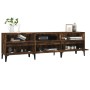 Mueble de TV madera contrachapada roble ahumado 150x30x44,5 cm de , Muebles TV - Ref: Foro24-831922, Precio: 101,19 €