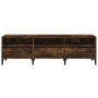 Mueble de TV madera contrachapada roble ahumado 150x30x44,5 cm de , Muebles TV - Ref: Foro24-831922, Precio: 101,19 €