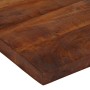 Tablero de mesa cuadrado madera maciza reciclada 70x70x3,8 cm