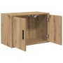 Armarios de pared 2 uds para garaje madera artesanal roble de , Armarios industriales - Ref: Foro24-860660, Precio: 80,17 €