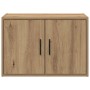 Armarios de pared 2 uds para garaje madera artesanal roble de , Armarios industriales - Ref: Foro24-860660, Precio: 80,17 €