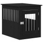 Mueble para jaula de perro de roble negro, 75 x 55 x 65 cm, madera de ingeniería | Foro24.es | Tu tienda online para hogar, jardín y más Foro24.es
