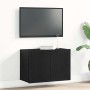 Mueble de TV roble negro 60x30x41 cm madera de ingeniería | Foro24.es | Tu tienda online para hogar, jardín y más Foro24.es