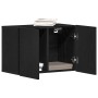 Mueble de TV roble negro 60x30x41 cm madera de ingeniería | Foro24.es | Tu tienda online para hogar, jardín y más Foro24.es