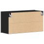 Mueble de TV roble negro 80x30x41 cm madera de ingeniería | Foro24.es | Tu tienda online para hogar, jardín y más Foro24.es
