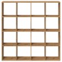 Estantería madera de ingeniería roble artisian 137,5x29x137,5cm | Foro24.es | Tu tienda online para hogar, jardín y más Foro24.es