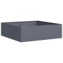Jardinera acero gris antracita 100x100x30 cm | Foro24.es | Tu tienda online para hogar, jardín y más Foro24.es