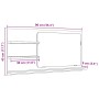 Armario de baño con espejo de roble negro 90x11x45 cm Madera de ingeniería | Foro24.es | Tu tienda online para hogar, jardín y más Foro24.es
