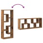 Estante de pared de madera vieja, 36 x 16 x 90 cm, madera de ingeniería | Foro24.es | Tu tienda online para hogar, jardín y más Foro24.es