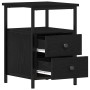 Mesitas de noche 2 unidades Roble negro 34x35,5x50 cm Madera de ingeniería | Foro24.es | Tu tienda online para hogar, jardín y más Foro24.es