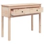 Mesa consola madera maciza de pino 100x35x75 cm | Foro24.es | Tu tienda online para hogar, jardín y más Foro24.es