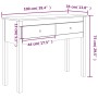 Mesa consola madera maciza de pino 100x35x75 cm | Foro24.es | Tu tienda online para hogar, jardín y más Foro24.es