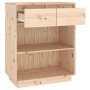 Mesa consola de madera maciza de pino 60x34x75 cm | Foro24.es | Tu tienda online para hogar, jardín y más Foro24.es
