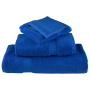 Toallitas 4 pcs Azul 15 x 21 cm Algodón