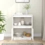 Sideboard aus massivem weißem Kiefernholz, 60 x 34 x 75 cm von vidaXL, Sideboards - Ref: Foro24-813521, Preis: 84,74 €, Rabat...