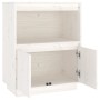 Sideboard aus massivem weißem Kiefernholz, 60 x 34 x 75 cm von vidaXL, Sideboards - Ref: Foro24-813521, Preis: 86,27 €, Rabat...
