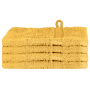Toallitas 4 pcs Dorado 15 x 21 cm Algodón