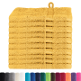 Toallitas 10 pcs Dorado 15 x 21 cm Algodón