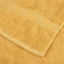 Toallitas 10 pcs Dorado 15 x 21 cm Algodón