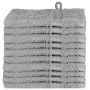 Toallitas 10 pcs Gris 15 x 21 cm Algodón