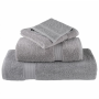 Toallitas 10 pcs Gris 15 x 21 cm Algodón