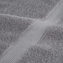 Toallitas 10 pcs Gris 15 x 21 cm Algodón