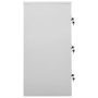 Grauer und grüner Stahlschrank 2 Stück 90x45x92,5 cm von vidaXL, Schließfächer und Lagerschränke - Ref: Foro24-3095242, Preis...