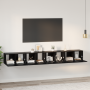 Conjunto de mueble de TV con almacenamiento con puerta 4 pcs
