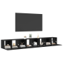 Conjunto de mueble de TV con almacenamiento con puerta 4 pcs