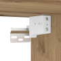 Conjunto de mueble de TV 4 pcs Roble artesanal