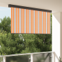 Cortina de Rodillo Exterior Amarillo y azul 200 x 250 cm tela