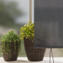 Cortina de Rodillo Exterior Rayado Manual Antracita 200 x 250