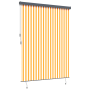 Cortina de Rodillo Exterior naranja y blanco 220 x 250 cm tela