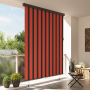 Cortina de Rodillo Exterior Naranja y marrón 220 x 250 cm tela