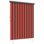 Cortina de Rodillo Exterior Naranja y marrón 220 x 250 cm tela