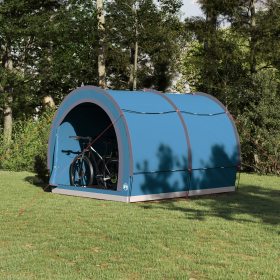 Tienda para guardar bicicletas Azul 256 x 222 x 182 cm