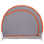 Tienda para guardar bicicletas con techo Gris y naranja