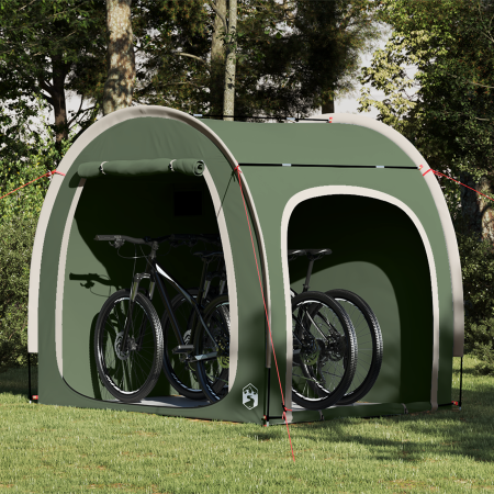 Tienda para guardar bicicletas con techo con almacenamiento con