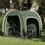 Tienda para guardar bicicletas con techo con almacenamiento con