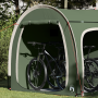 Tienda para guardar bicicletas con techo con almacenamiento con