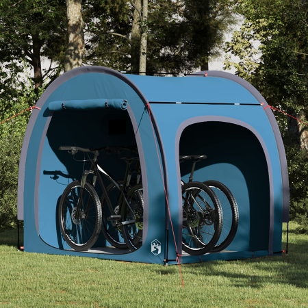 Tienda para guardar bicicletas con techo con almacenamiento con