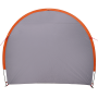 Tienda para guardar bicicletas con techo Gris y naranja