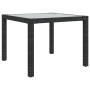3-teiliges Outdoor-Essset mit schwarzen Rattankissen von vidaXL, Gartensets - Ref: Foro24-3094825, Preis: 245,55 €, Rabatt: %