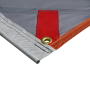 Lona resistente al agua Gris y naranja 460 x 240 cm