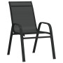 Juego de bistro de jardín de 3 piezas negro de vidaXL, Conjuntos de jardín - Ref: Foro24-318774, Precio: 144,49 €, Descuento: %