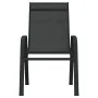 Schwarzes 3-teiliges Garten-Bistro-Set von vidaXL, Gartensets - Ref: Foro24-318774, Preis: 141,81 €, Rabatt: %