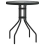 Juego de bistro de jardín de 3 piezas negro de vidaXL, Conjuntos de jardín - Ref: Foro24-318774, Precio: 144,49 €