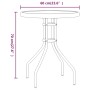 Juego de bistro de jardín de 3 piezas negro de vidaXL, Conjuntos de jardín - Ref: Foro24-318774, Precio: 144,49 €, Descuento: %